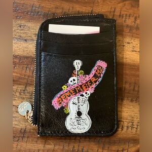 LODIS leather hand painted COCO credit crad holder.